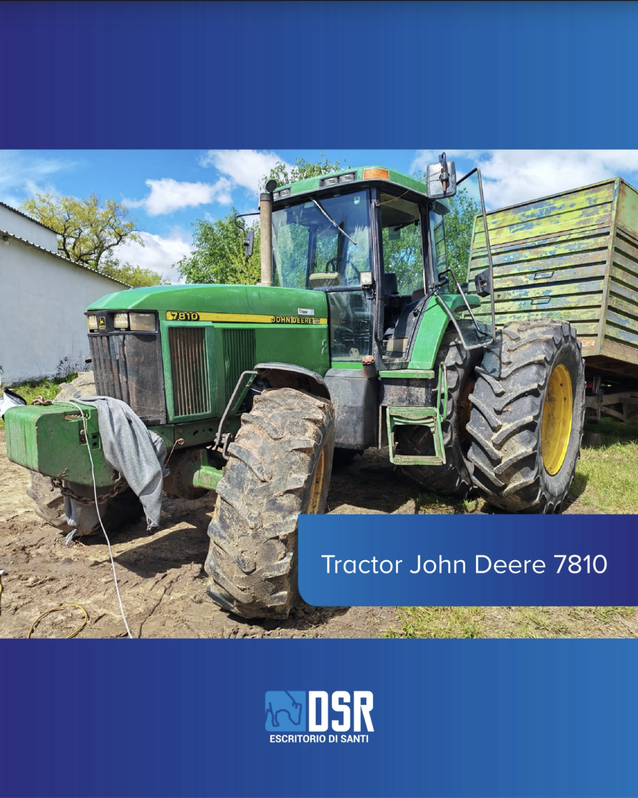 Tractor John Deere 7810